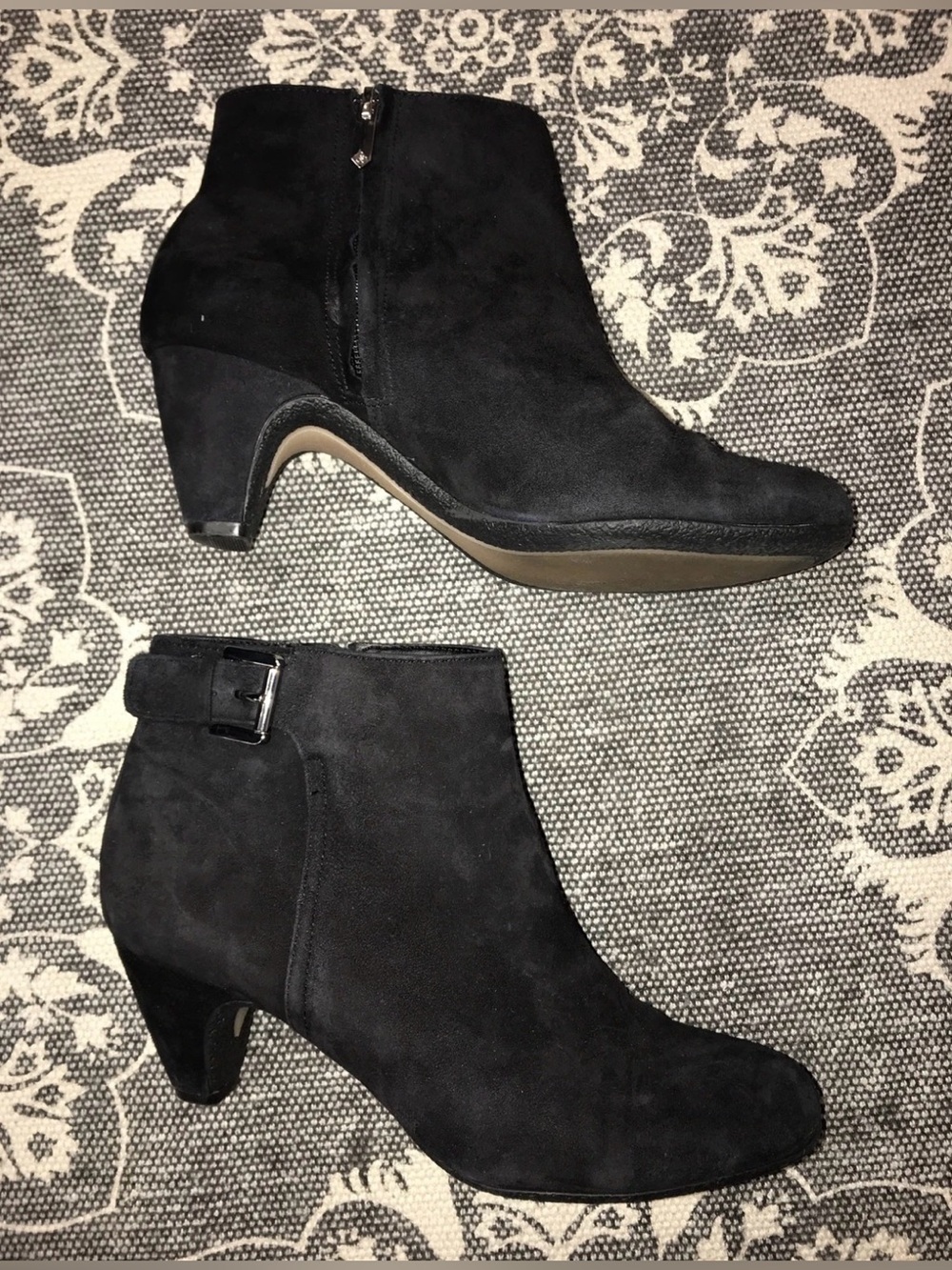 Sam Edelman Black Suede Women's Ankle Boots - Classic Chic